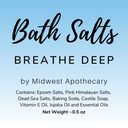 Sachets de sel de bain | Collection printanière | Cadeau client pour la vente par Midwest Apothecary