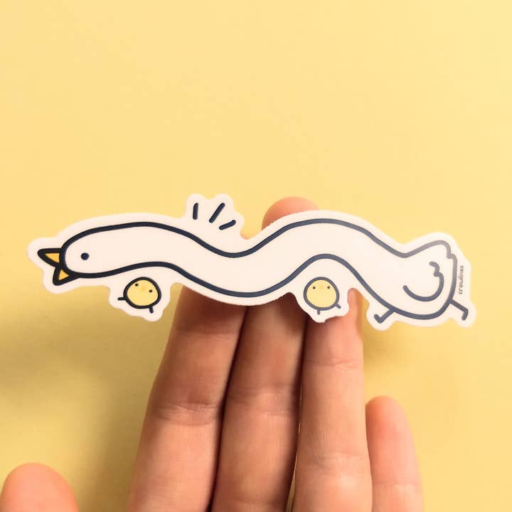 Very Long Goose Sticker for wholesale by crowlines