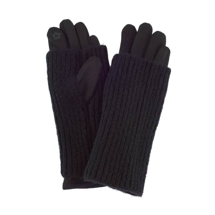 20'er & 50'er sæt: Dame vinterhandsker STRIKKET for engroshandel hos NF Nitzsche Fashion