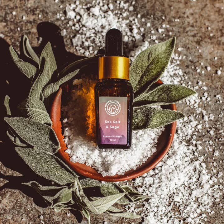 Mindful Living Co. – wholesale Essential oil – Sea Salt & Sage Aroma Oil0