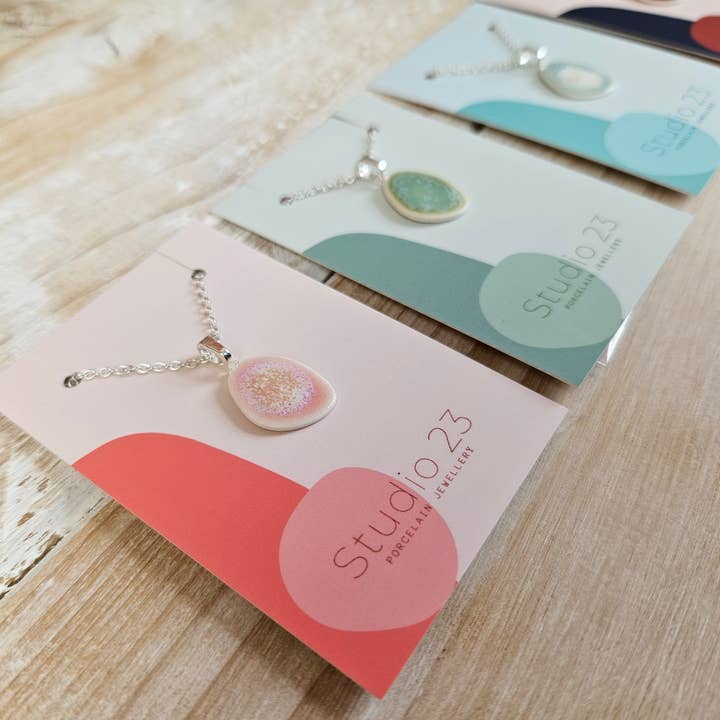 Studio 23 Ceramics - Wholesale Pendant/Charm Necklace - Pendant Pebble