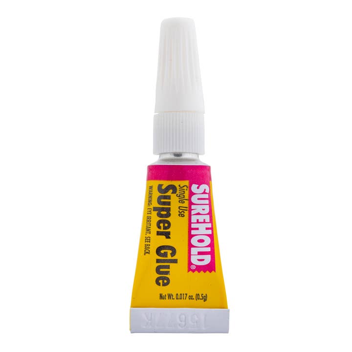 Surehold - Wholesale Glue - 378 5 Pack Single Shot (.5) Gram Super Glue1