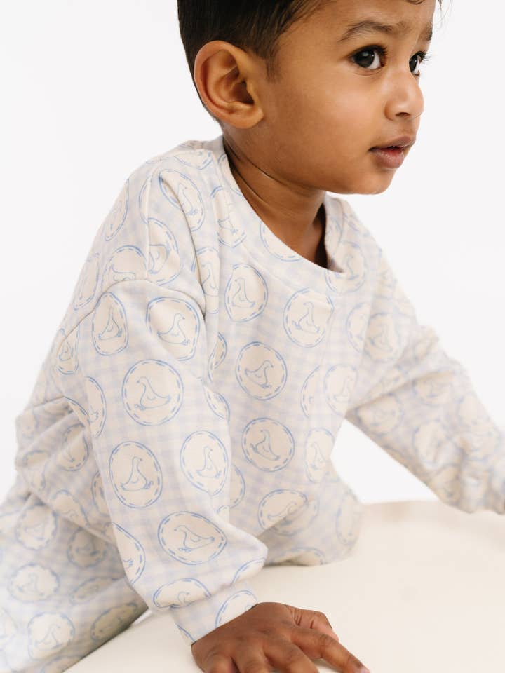 Cottage Goose Sweatsuit for wholesale by Little One Shop