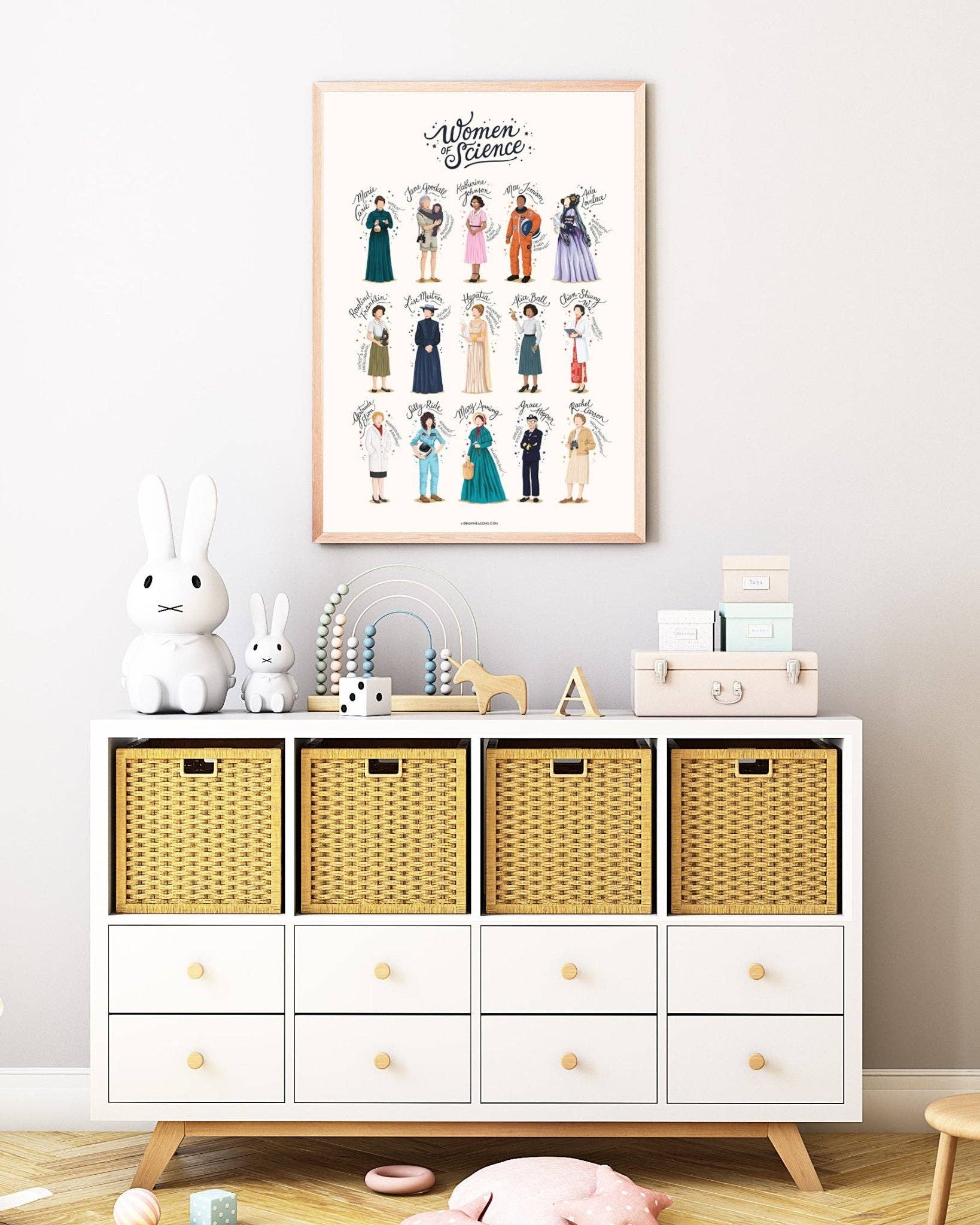 Draw Me a Song - Wholesale Art Print - Women of Science Art Print6