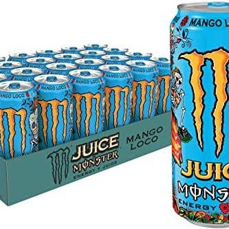 Snacky Candy - Vendita all'ingrosso Bevande isotoniche/energetiche - Monster Juice Mango Logo 24pz 16oz
