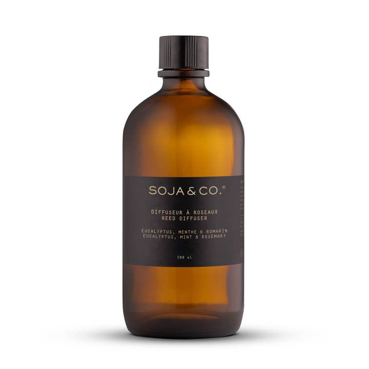 SOJA&CO.® - Wholesale Reed Diffuser - Reed Diffuser | Eucalyptus, Mint & Rosemary