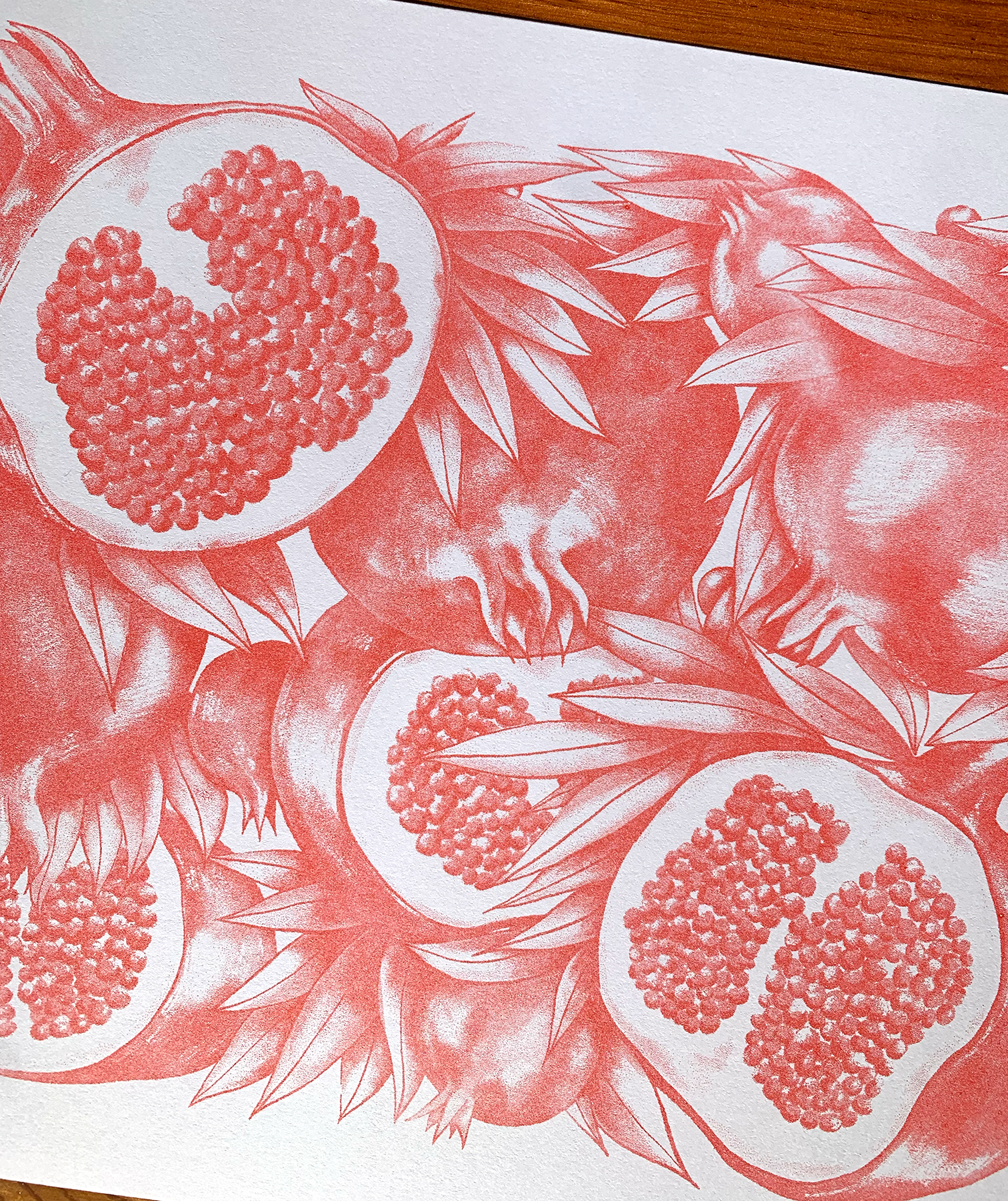 Big Fog - Wholesale Art Print - Pomegranate Jumble Print1