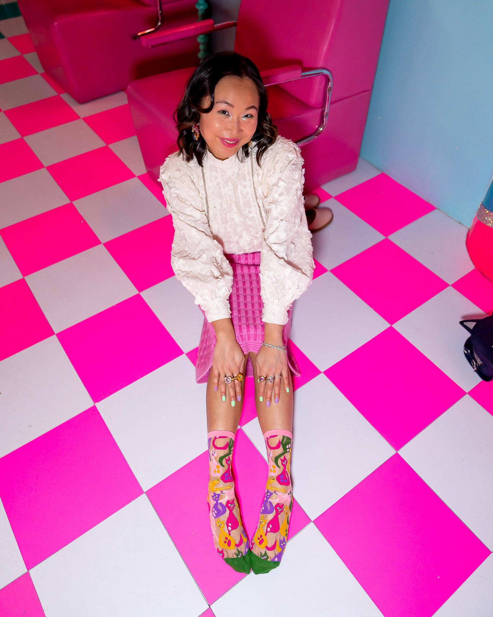 Sock Candy – Engroshandel Strømper - Dame – Dopamin Katte Tynde Crew Strømper8