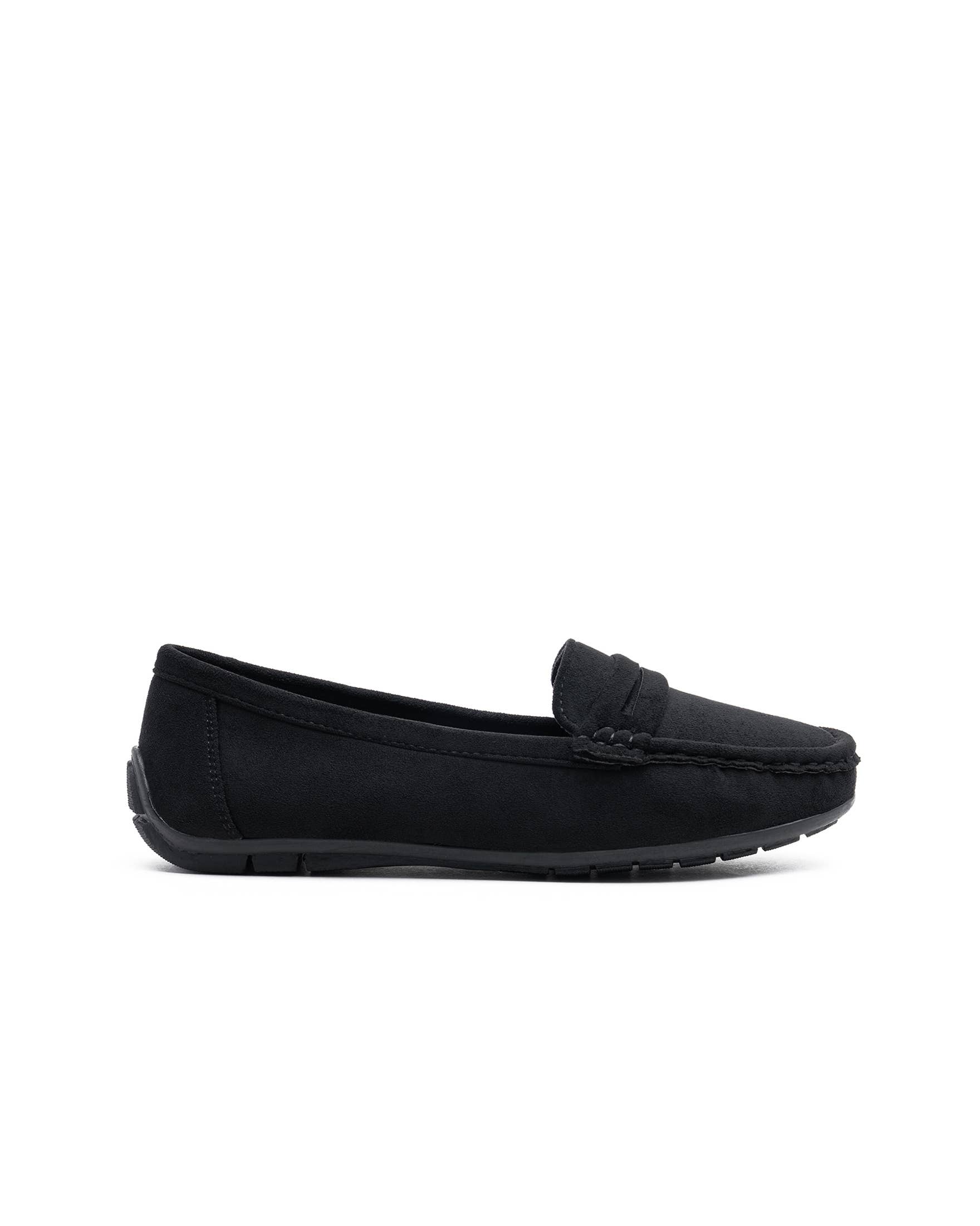 Black Loafers Moccasins Suede for wholesale on Faire2