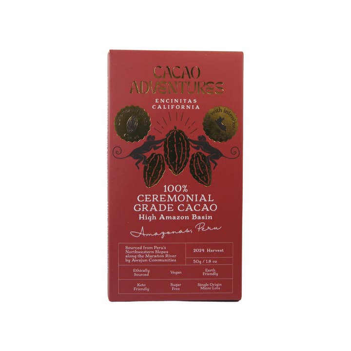 Cacao Adventures – wholesale Chokladkaka – 10-pack - 100 % ren ceremoniell kakao av hög kvalitet - Amazonasbassängen