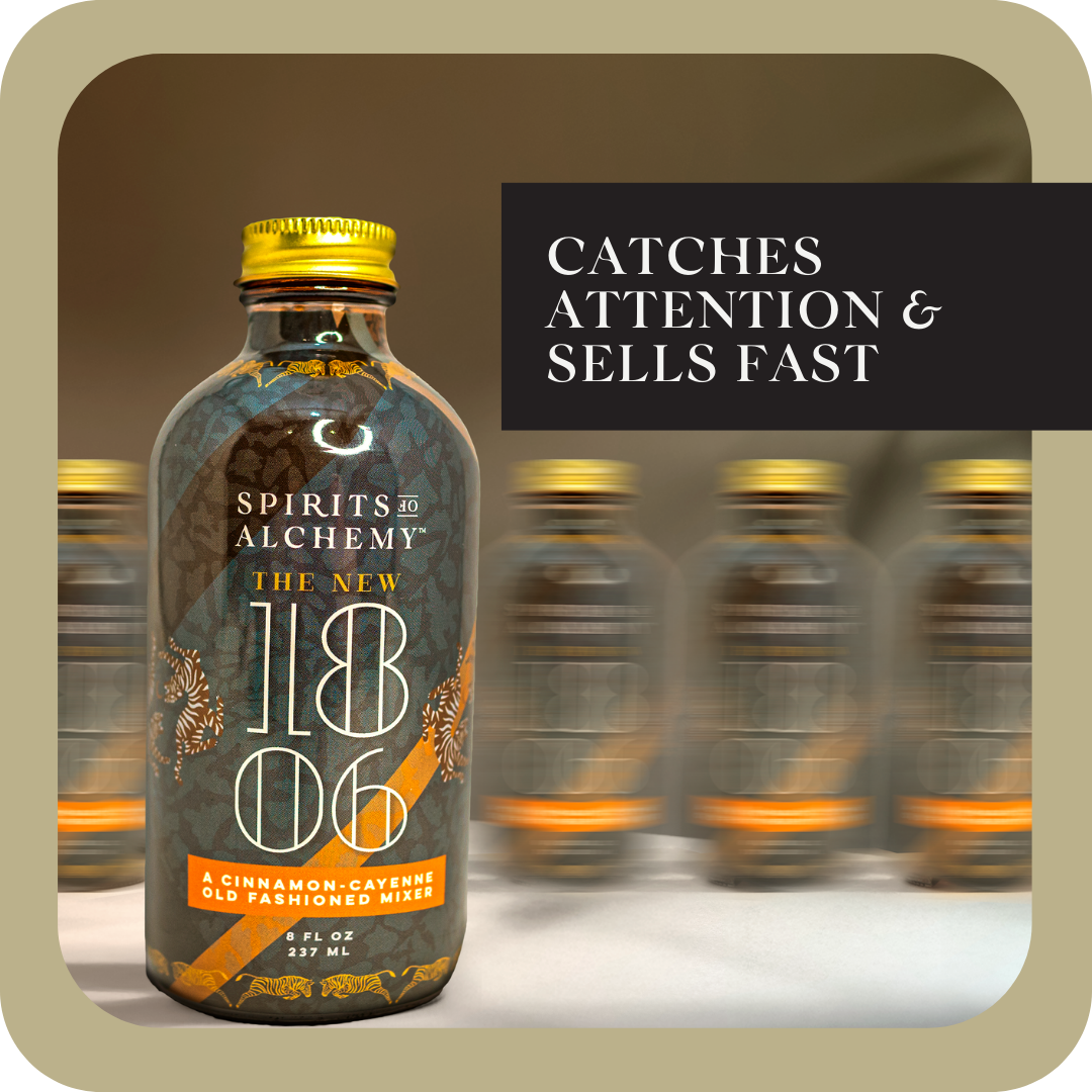 Spirits of Alchemy - Wholesale Cocktail Mix/Syrup - The New 1806 Spicy | Old Fashioned Cocktail Mixer | Gift3