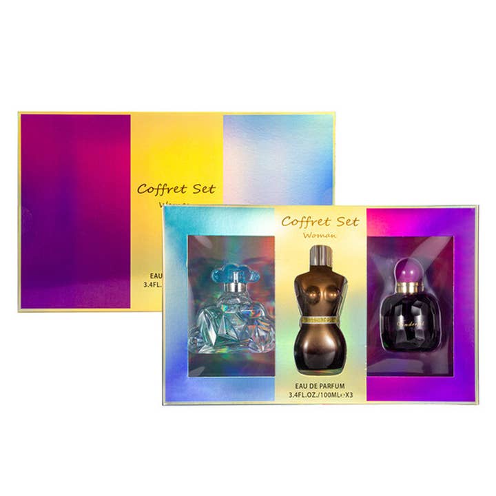 Dames 3-delige EDP Coffret Set SOFT CLOUD 3×3,4fl.oz/100ml voor wholesale door Deluxe Import Trading