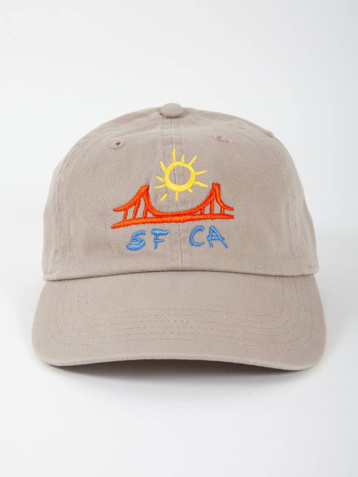 Casquette SF CA - Kaki pour la vente par Gravel & Gold