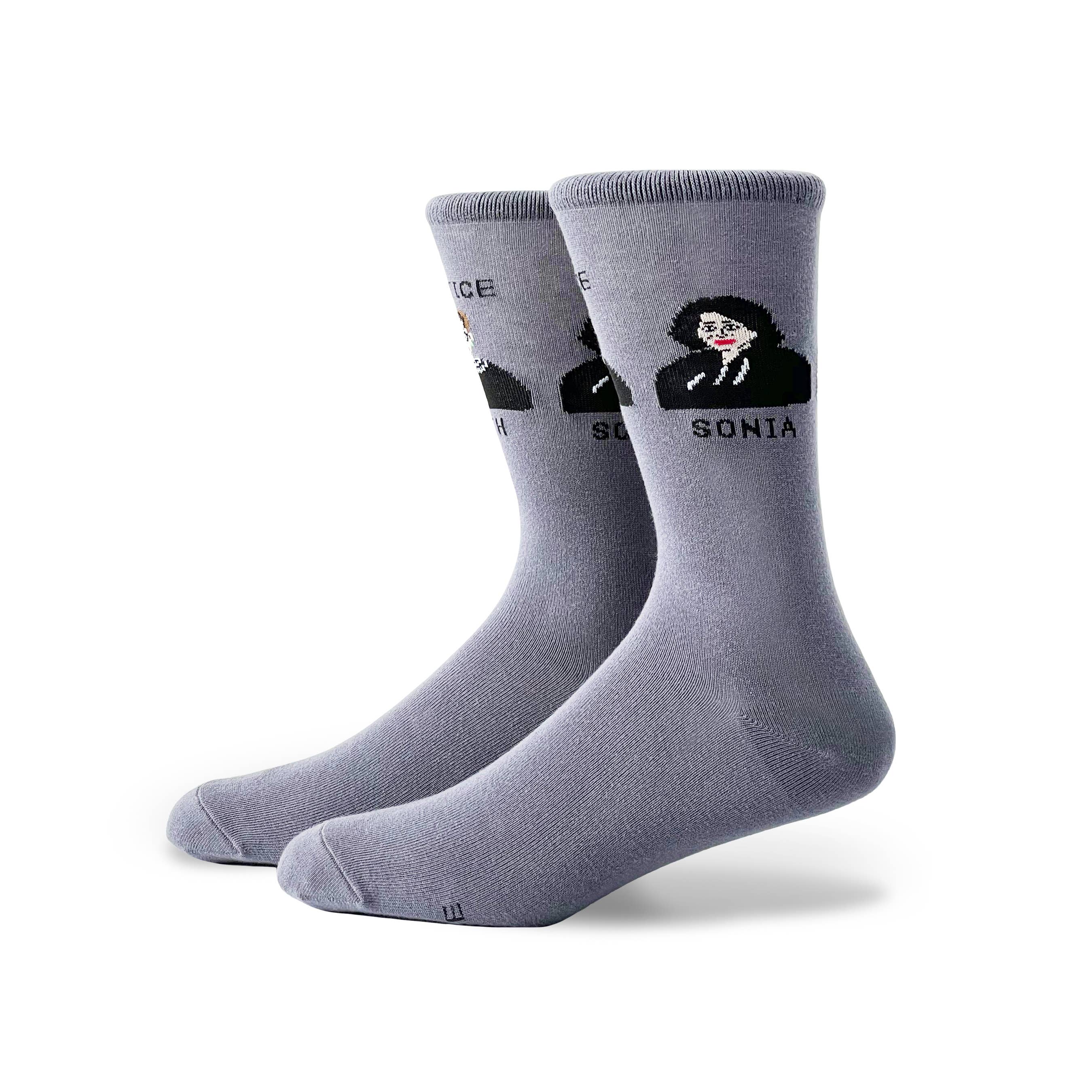 Maggie Stern Stitches - Wholesale Socks - Women's - The Supremes (RBG, Kagan, Sotomayor) Crew Socks Medium5