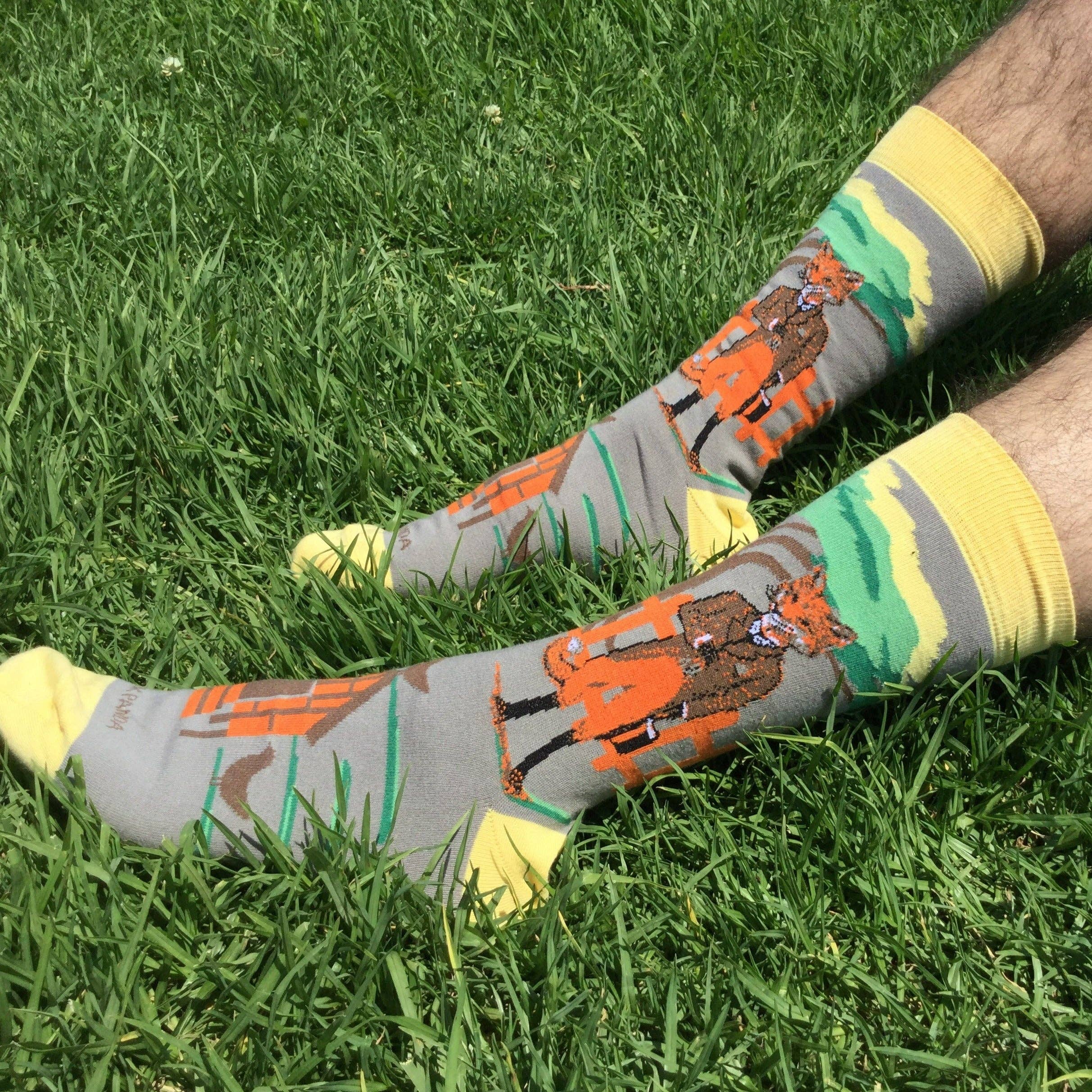 Sock Panda - Wholesale Socks - Unisex - Fox Guarding the Henhouse Socks - Sock Panda1