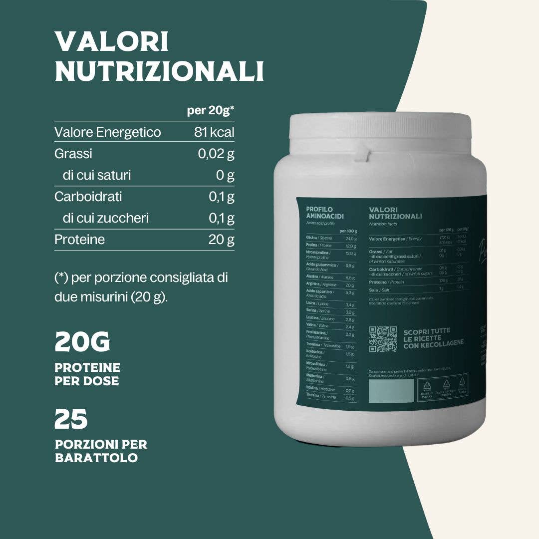 KeFood - Wholesale Protein/Superfood Powder - GRASS FED COLLAGEN WITH VIT C 500G8