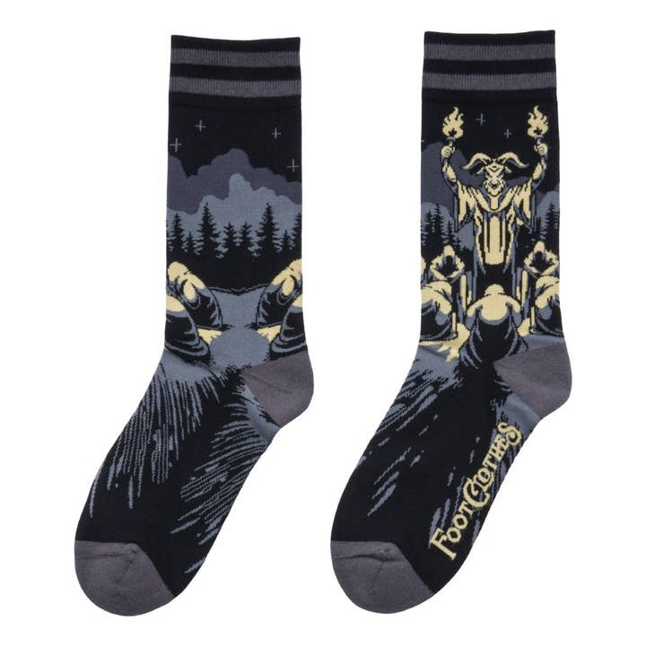 FootClothes LLC - Wholesale Socks - Unisex - Dance ov the Sabbath Crew Socks2