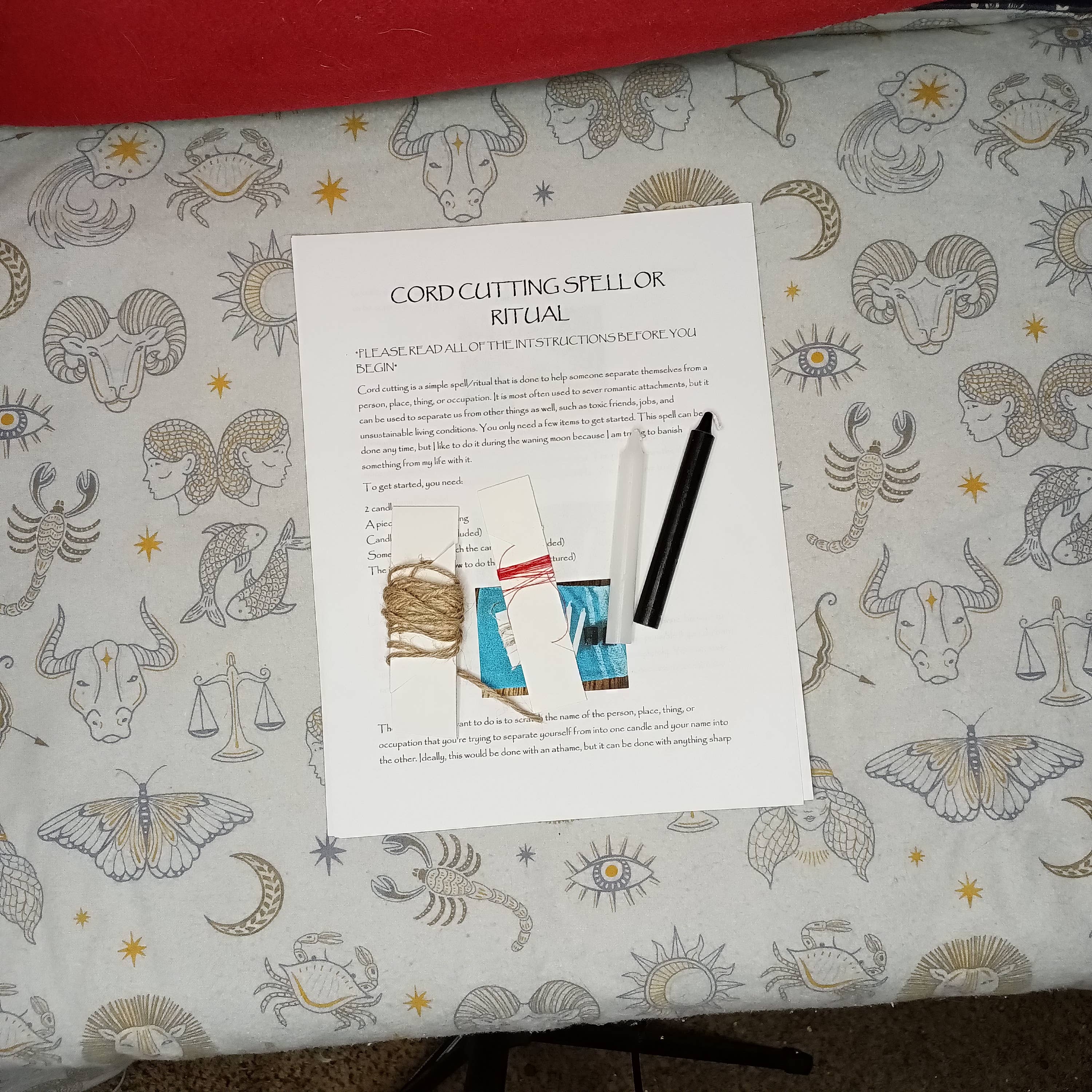 The Avidity Witch - Wholesale Meditation Supplies - Cord Cutting Ritual Spell Kit9