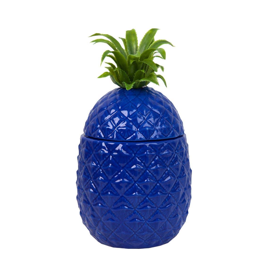 Talking Tables USA - Wholesale Ice Bucket - Blue Ceramic Pineapple Ice Bucket| Christmas Decor |0