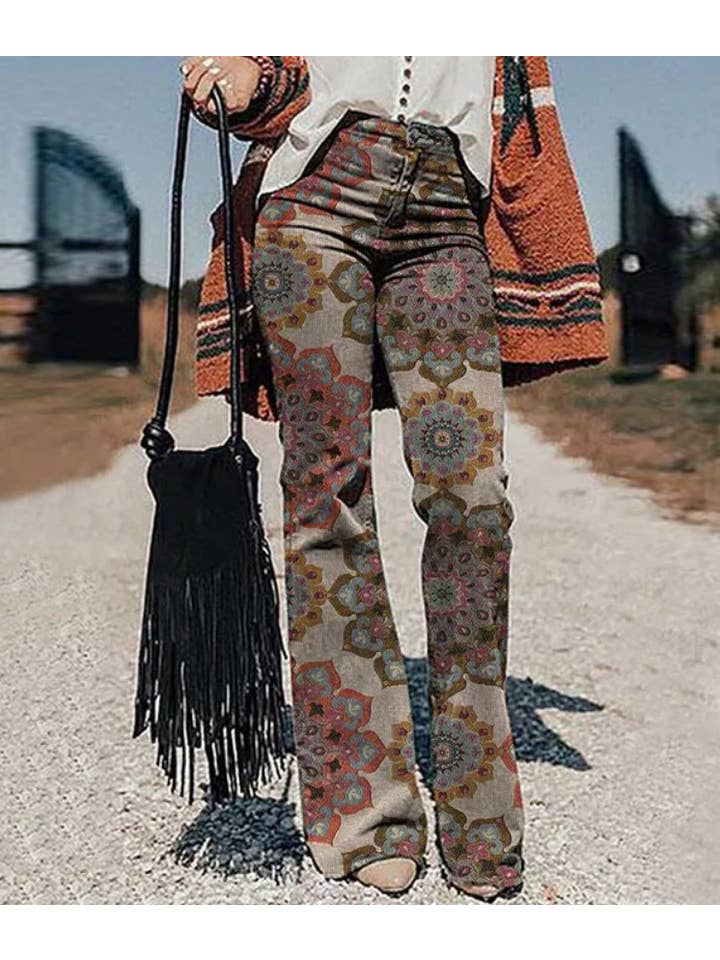 Tourtiwi - Wholesale Pants - Women's - Women's Wide Leg Pants Casual Trousers Flared Pants6