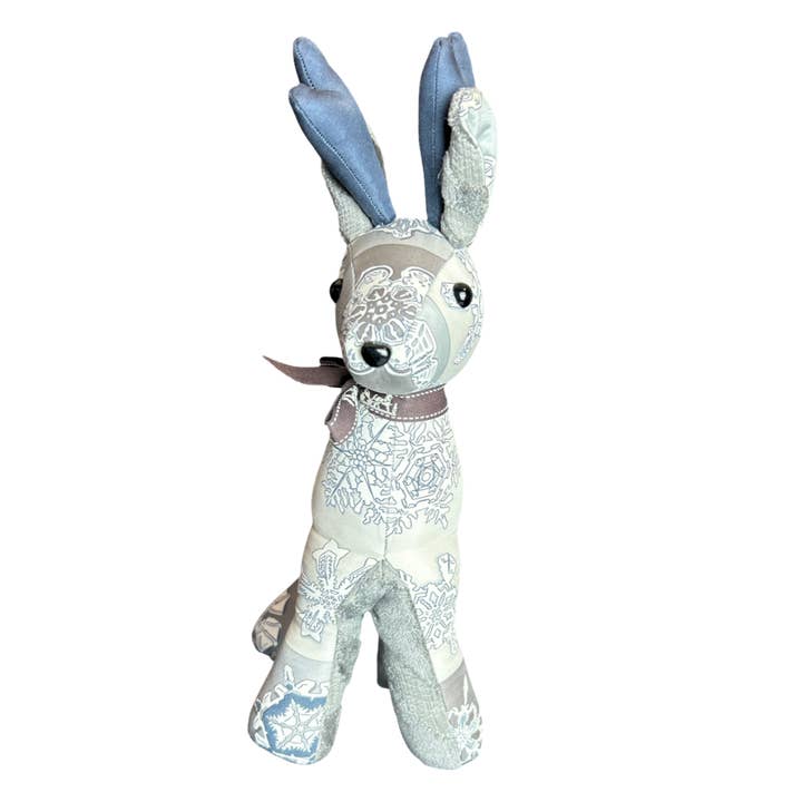 Vintage Luxe Up - Wholesale Decorative figurine - Hermes Feux d'Hiver Vintage Silk Scarf Guide Reindeer1