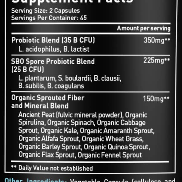 Zeal Naturals - Vendita all'ingrosso Vitamine/integratori orali - Probiotici e prebiotici SBO