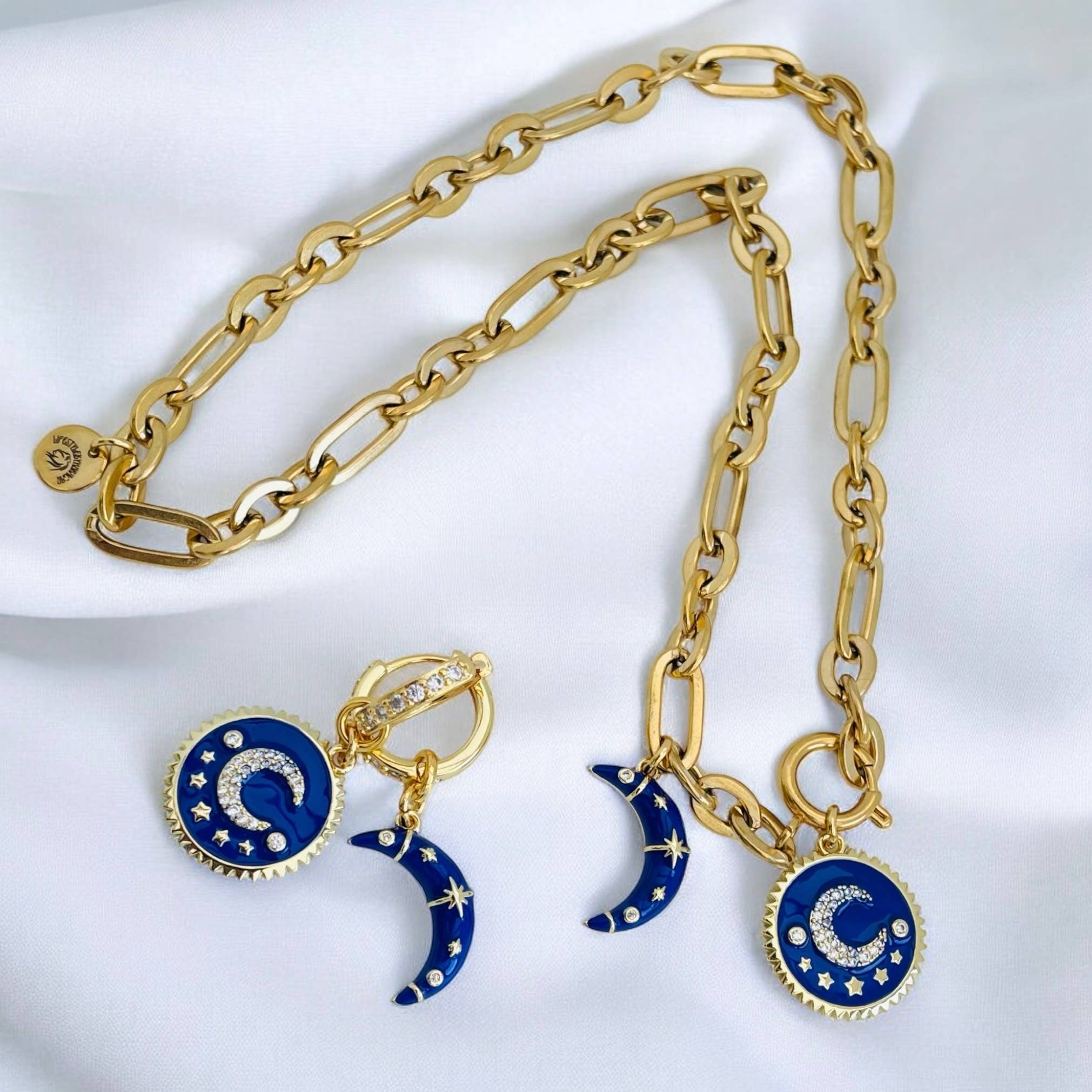 Huracan – Brincos de argola por atacado – Brincos argola Noche de aço inox 925 com pingentes variados de 12 mm2