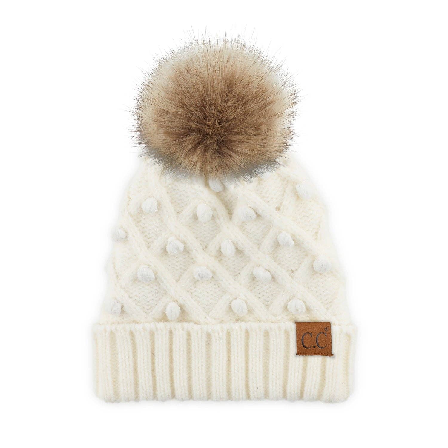 Truly Contagious - Wholesale Beanie - Kids - CC Kids Crafted Pom Detail Beanie ( KIDS-3836 )2