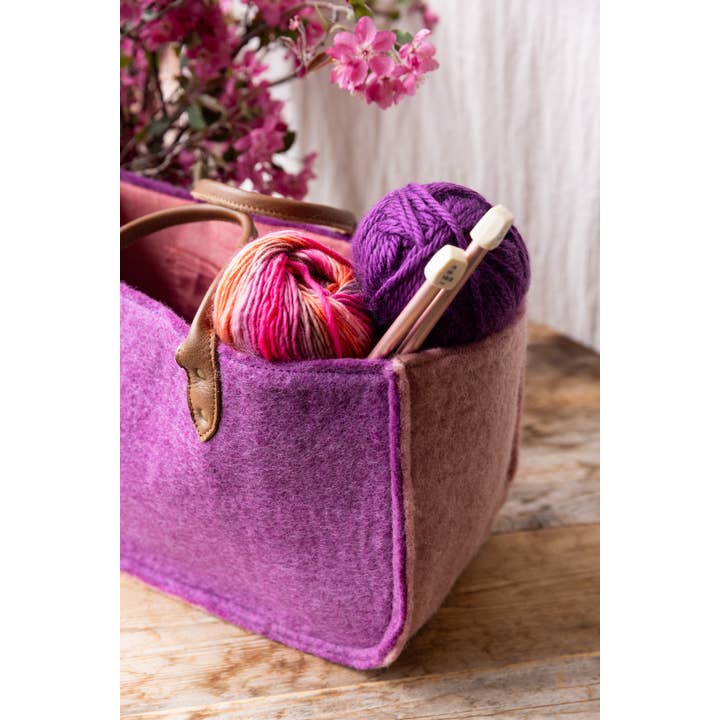 Fibres of Life - Wool & Felt - Wholesale Tote Bag - Women's - The Grab-&-Go Carry All | Felt Wool Tote Bag | Soft Yarn Bag16