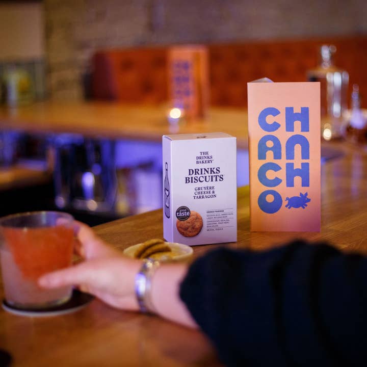 The Drinks Bakery - Wholesale Crackers - New Flavour - Gruyère Cheese & Tarragon Drinks Biscuits 110g5