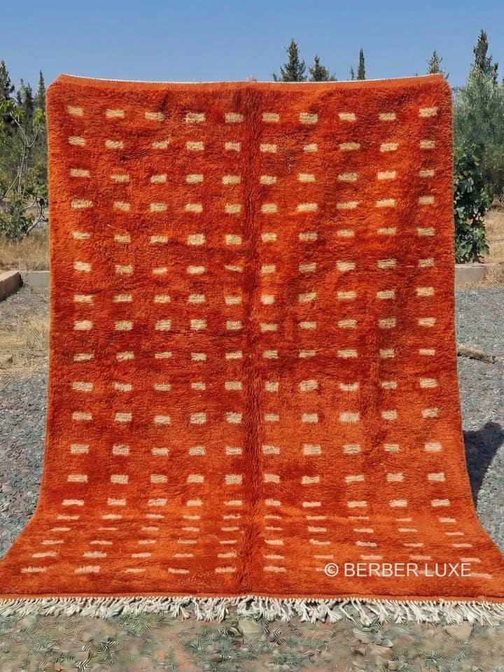 Area Rug for Living Room Wool, Handmade Moroccan Beni Mrirt for wholesale by BERBER LUXE