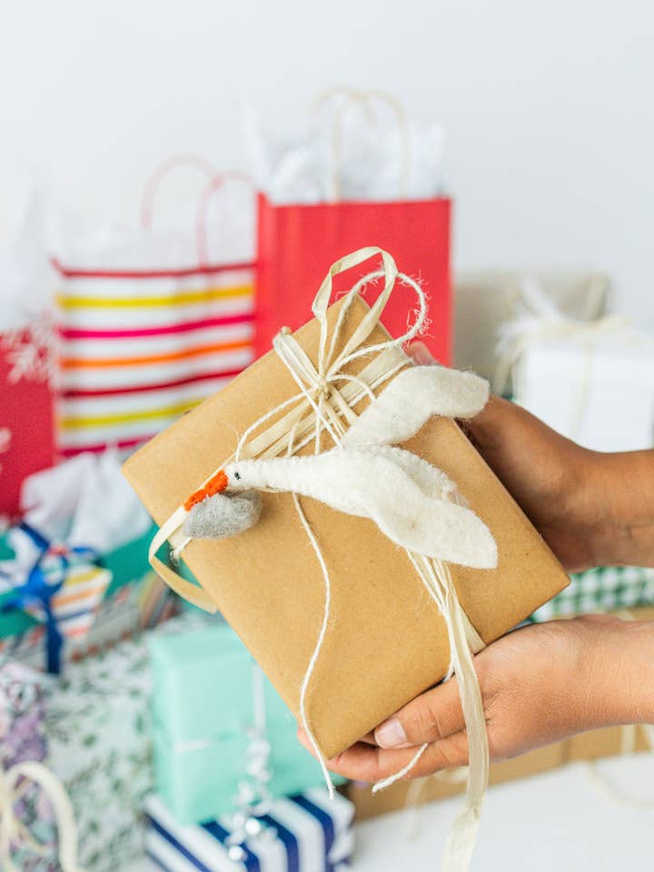 Christmas Stork Ornament - New Parents Christmas Gift for wholesale by Nivas