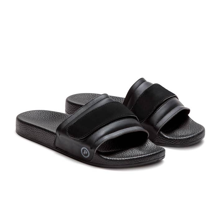 Pastry - Wholesale Slides - Women's - Pastry Adult Women's Recovery Slide in Black w/Blank Straps3