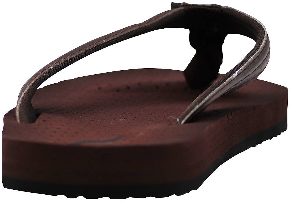 Eastern Off Price - Vente Tongs – femme - Sandale souple rembourrée Norty pour femmes 41503, brun chocolat6
