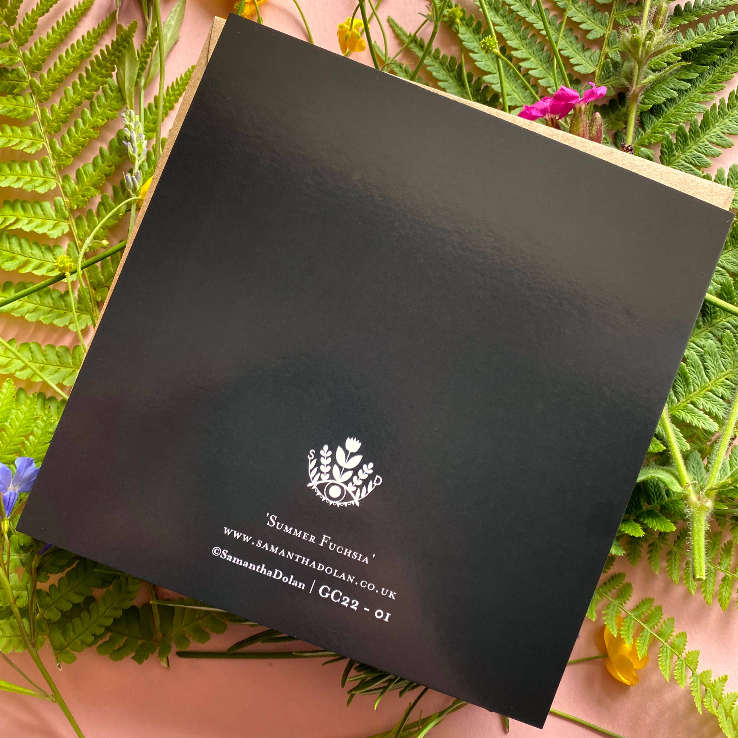 Samantha Dolan - Wholesale Everyday Greeting Card - Summer Fuchsia Greeting Card1