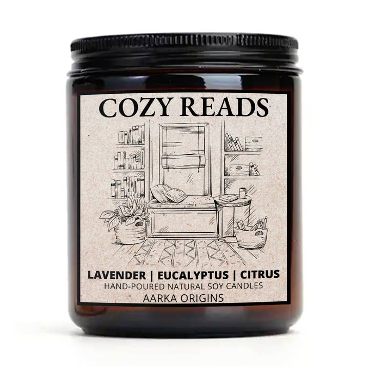 Gemütliche Lektüre Sojakerze - Aarka Origins für den Großhandel von AARKA ORIGINS