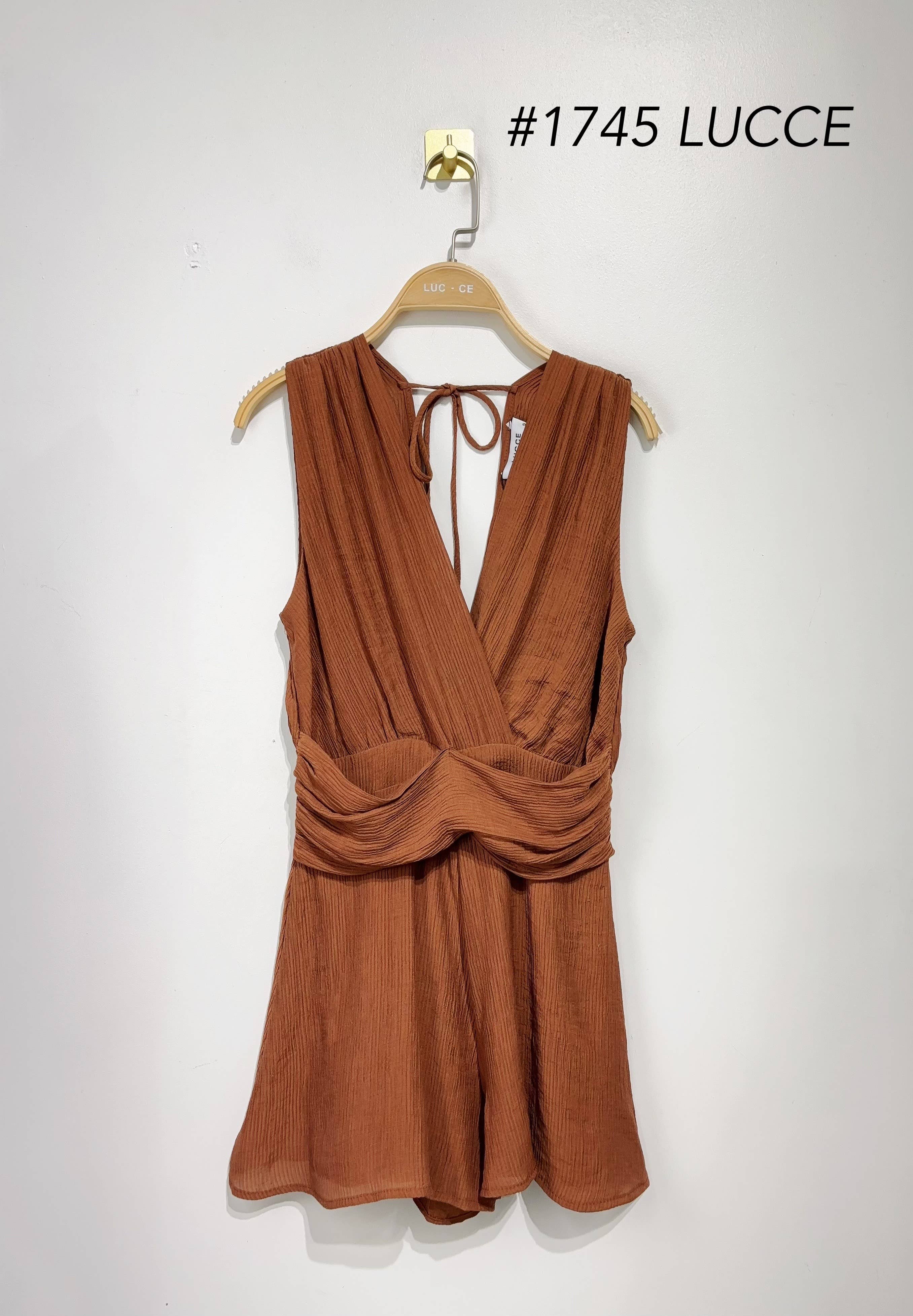 LUCCE - Wholesale Onesie - Women's - Pleated playsuit - 17451