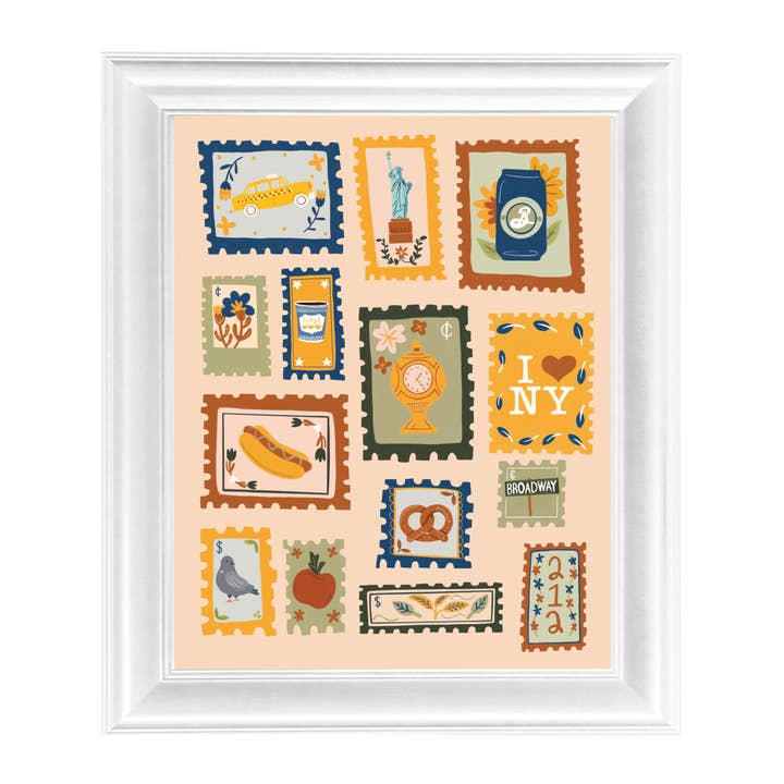 New York Home Decor 8x10 Art Print Poster for wholesale by Parcel Island