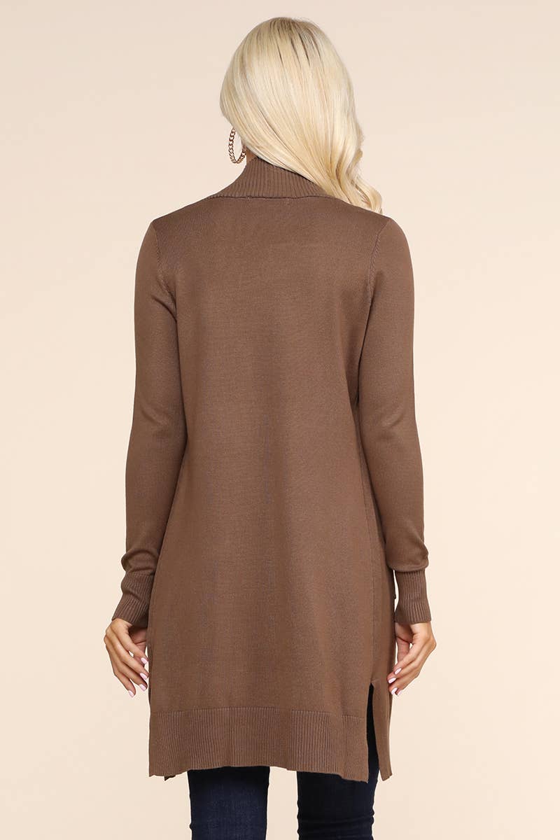 NINEXIS - Vente Cardigan – femme - AWOCAL311_CARDIGAN OUVERT À MANCHES LONGUES AVEC POCHES LATÉRALES19