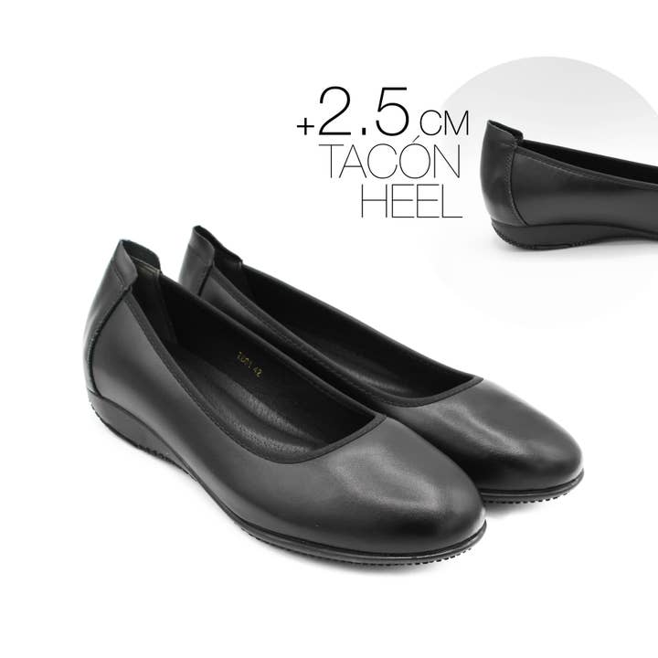 Black Zerimar Women’s Ballet Flats: Elegant,Lightweight,2.5cm Heel for wholesale on Faire1