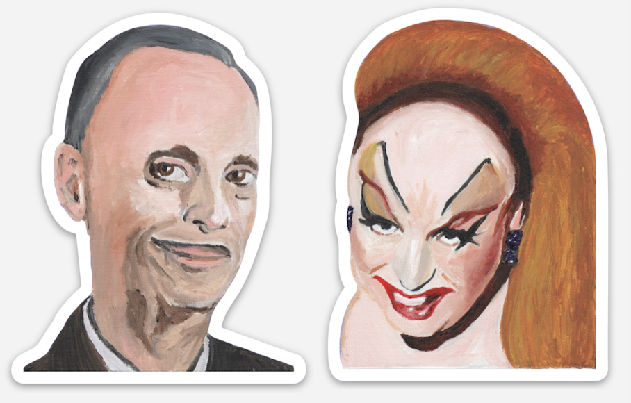 RAF Pop Artwork - Venta al por mayor Pegatina - Set de pegatinas de vinilo John Waters & Divine0