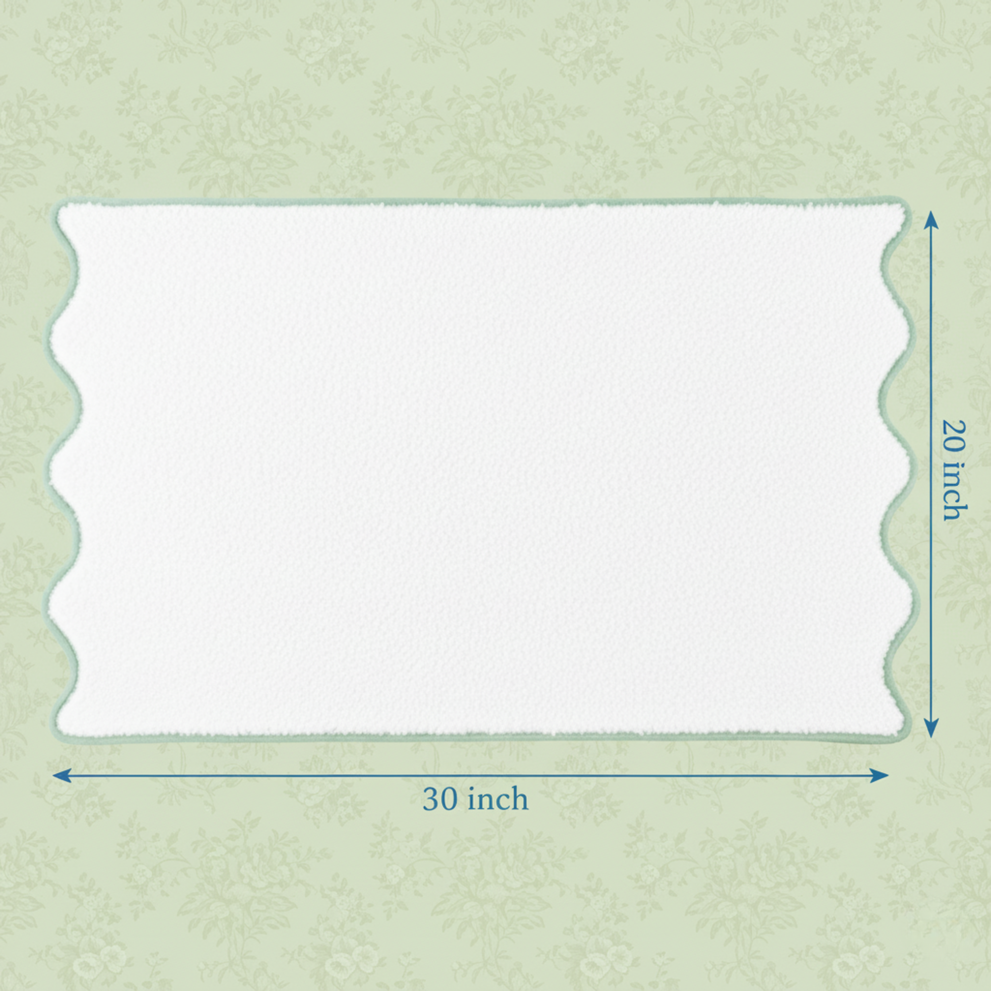 Lotus Linen – wholesale Badrumsmatta – Lyxig badrumsmatta i bomull med kammusselkanter89