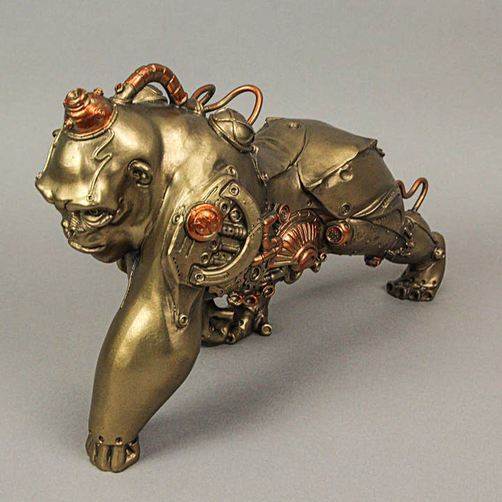 Zeckos - Wholesale Sculpture - Resin Bronze Finish Steampunk Gorilla Sculpture Statue Art