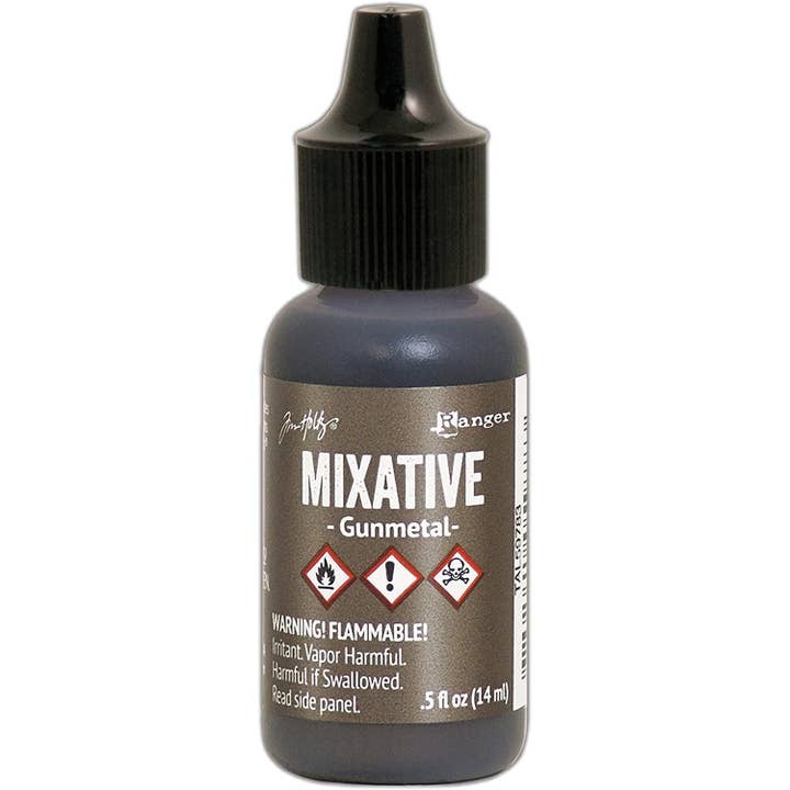 Pixiss - Wholesale Ink Pad - Ranger Alcohol Inks Mixatives Gunmetal
