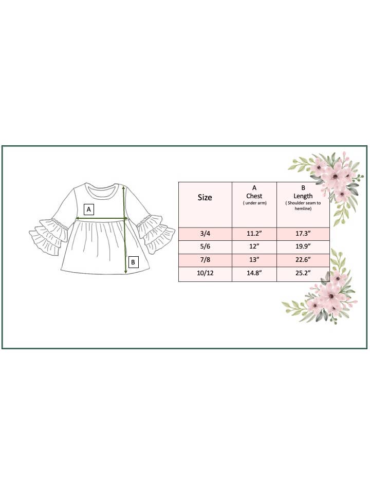 Adorable Sweetness - Wholesale Shirt - Kids - Kids Cream Ecru 3 Ruffle Sleeve Blouse Fall Winter Shirt2