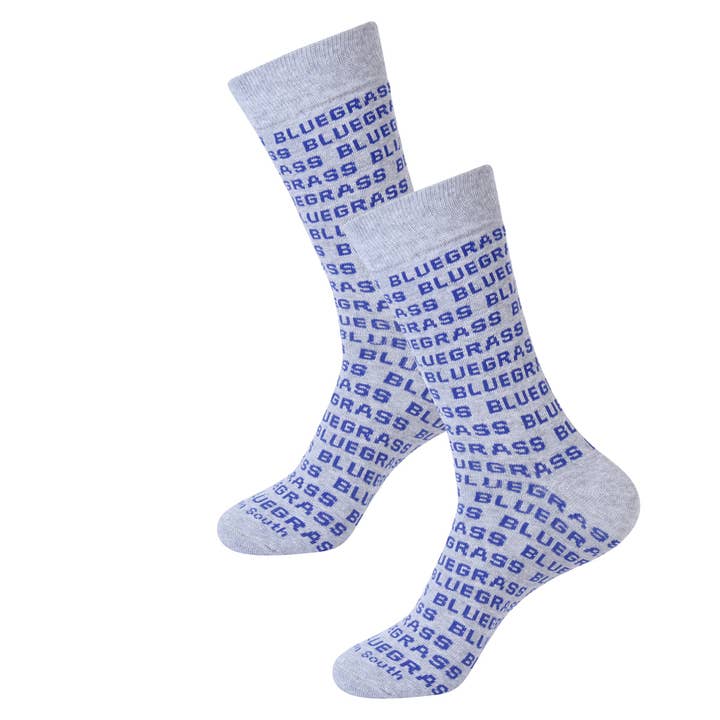 Barrel Down South - Wholesale Socks - Unisex - Bluegrass Word Socks1