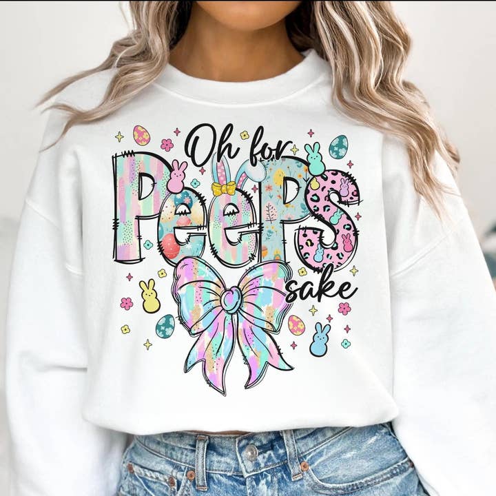 Oh Peeps Willen Sweatshirt, Coquette Peeps Ostern Shirt für den Großhandel von NVC Ecommerce LLC