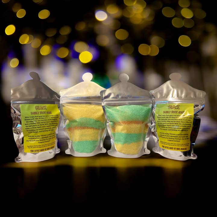 Grace Bubbly Foot Soak for wholesale by This Little Light of Mine Skincare