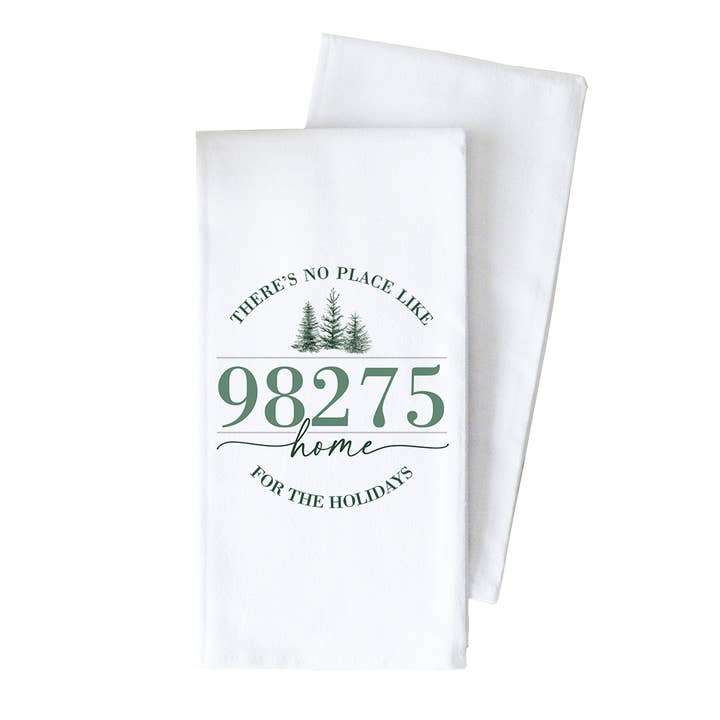 Porter Lane Home - Wholesale Tea Towel - Custom Home for the holidays Tea Towel