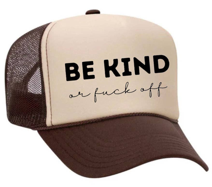 Inappropriate Trucker Hats - Wholesale Trucker Hat - Unisex - Be Kind or F*ck Off Trucker Hat32